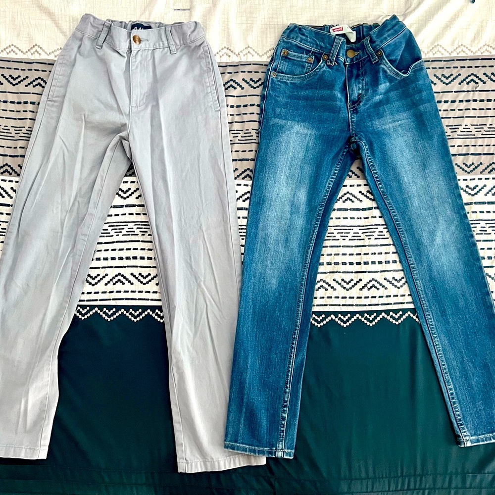 Two pairs of Boy’s skinny jeans
